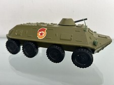 1970 Vintage UdSSR Retro Militär Fahrzeug Spielzeug Modell Panzer BTR-60 Metall 