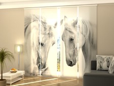 Foto-Schiebegardine weiße