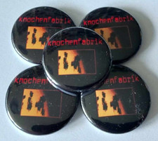 1x Knochenfabrik Button Punk Deutschpunk Punkrock Punx Funpunk
