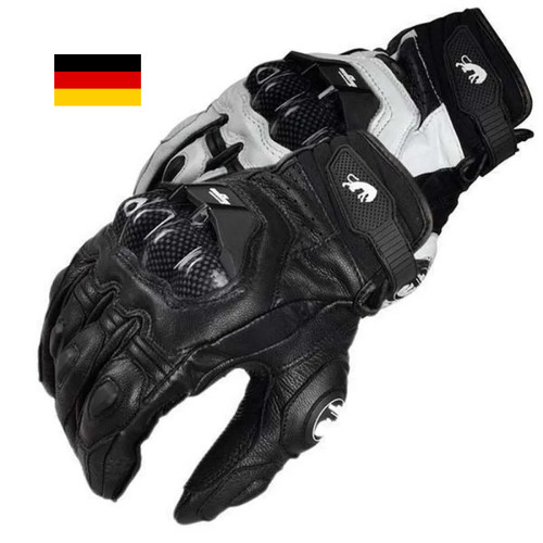 Schwarze echtleder motorrad - schwarze, echtleder-motorrad