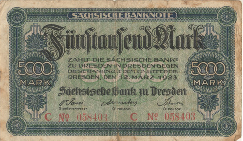 Notgeld stadt dresden - stadt,