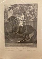 „Die Parade Im Gehritt Lincks“ Johann Elias Ridinger Nachdruck