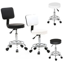 Rollhocker Salonhocker keArbeitshocker Drehhocker Werkstatt Hocker mit Lehne