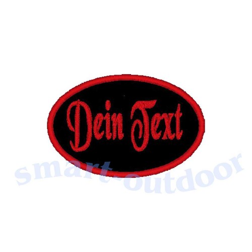 Gestickter patch oval 6 - gestickter,