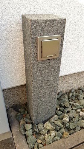 Außensteckdose granit - außensteckdose,