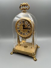 Vintage *Schmid* Pendule Kamin-Portaluhr 8Tage Pendelwerk Säulentischuhr Sammler