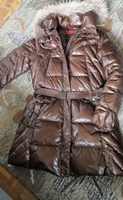 Brauner Daunenmantel CINQUE 40