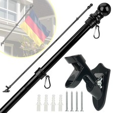 1.8m Fahnenstange Fahnenhalter