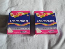 Paradies Foto-Ecken 1000 Stück Selbstklebend Neu (+ angebrochene Packung gratis)