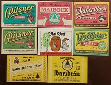 $*# alte DDR Bieretiketten Halberstadt #$