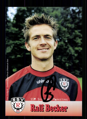 Ralf becker autogrammkarte ssv - ralf,