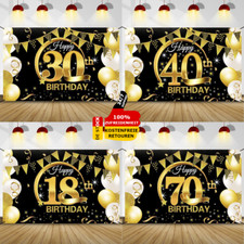 Geburtstag Banner Dekoration