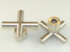 DORNBRACHT TARA KREUZGRIFF SET PLATIN MATT 70 x 70 x 43 BEDIENGRIFF GRIFF