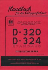 Betriebsanleitung D-320 D-324 Mc Cormick IHC D-Serie Bta Betriebsanweisung