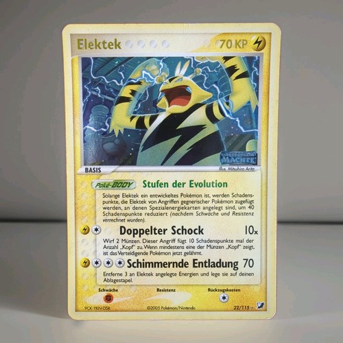 Elektek stamped reverse holo - elektek,