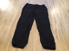 Amisu Cargo Hose, Leinenhose, Cargopants, Jogginghose Gr. 36, S schwarz !!!