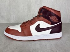 Nike Wmns Air Jordan 1 Mid Gr 44 Damen Sneaker Schuhe Braun BQ6472  200
