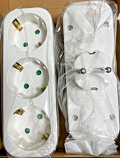 -SALE-2x 3-Fach Steckdosen