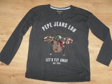  ? Pepe Jeans Langarmshirt Shirt Gr.14/164 /S Pullover wie neu Pailletten Käfer