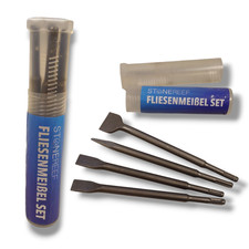 Fliesen Meißelset SdS Plus 4tlg