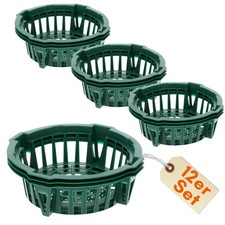 12er Set Pflanzkörbe für Blumenzwiebeln Blumen Zwiebel Schale Pflanzschale 22 cm