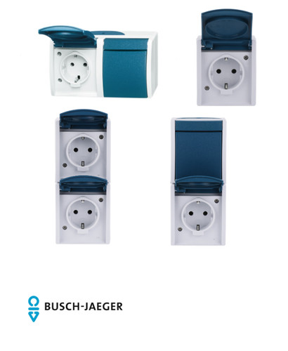 Busch jaeger schuko - busch-jaeger, schuko©steckdose