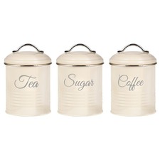 Tee Kaffee Zucker Kanister