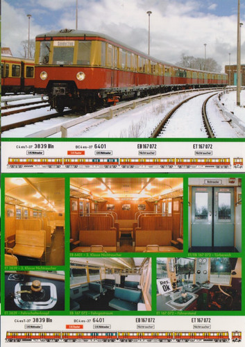 Ansichtskarten der bahn - der, s-bahn
