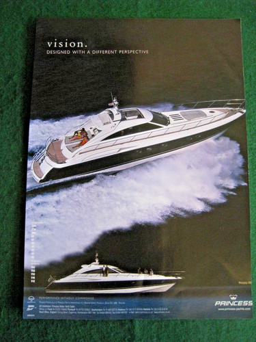 Princess yachts poster a4 - poster,