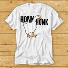 T-Shirt Honk Goose Ente Tier Meme Geschenk Gamer Film Musik Vintage 2256