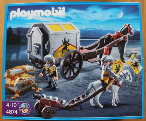 Playmobil 4874 goldtransport - playmobil,