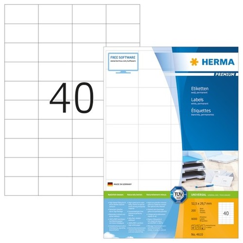 Herma 4610 etiketten - 4610, premium