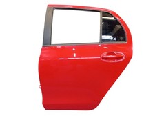 Tür Türe links hinten komplett Rot 3P0 für TOYOTA  YARIS TS (KSP9, NCP9, NSP9,