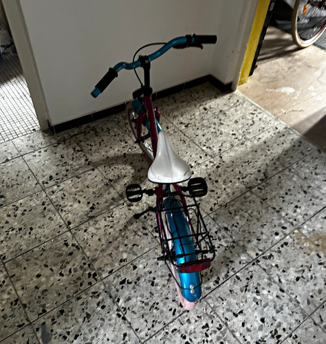 Kinderfahrrad pink blau mit - kinderfahrrad, pink/blau