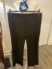 H+M Bootcut Hose dunkelbraun