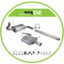 Auspuffanlage Schalldämpfer Audi A4 B6, B7, auch Avant, 1.6 Auspuff