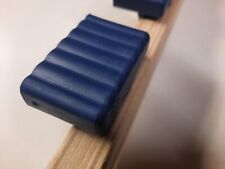 Endkappe für Lattenrost, 2 Stück, Federholz Leisten 50 x 8mm  blau zur Reparatur