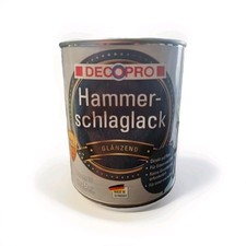 Metallschutzlack 3 in 1 Hammerschlag BEULE schwarz 750ml Glänzend