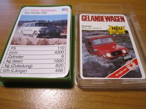 Quartett geländewagen - quartett, "geländewagen"