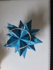  Bascetta Stern, blau, Neu ,Handarbeit, selbst gefertigt