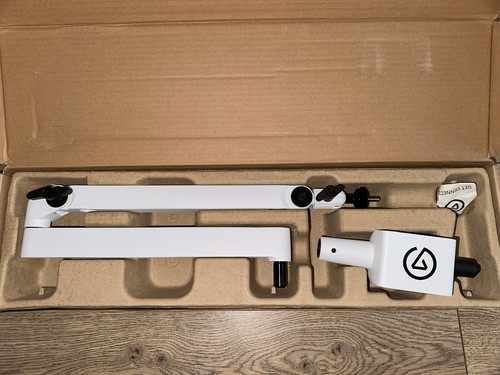 Wave mic arm white stand - mic,