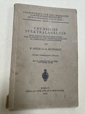 Chemische Spektralanalyse 1941