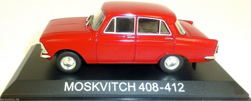 Moskvitch 408 412 - rot, neu