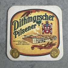 Bierdeckel Coaster Dithmarscher Pilsener  #1045# 100 Jahre Nord Ostsee Kanal