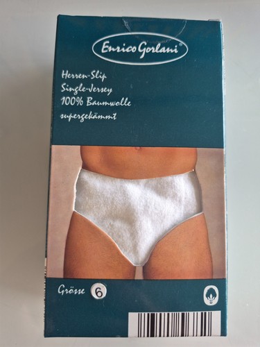 Enrico gorlani slip - größe, 6