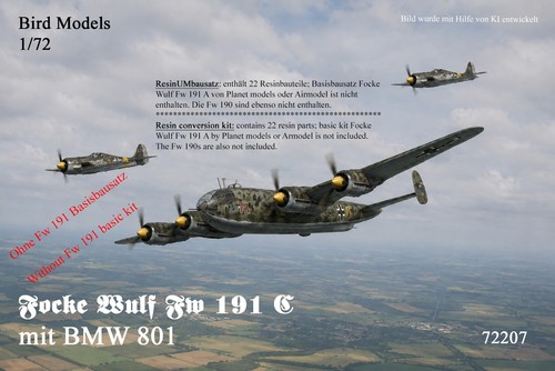 Focke wulf 191 - mit, bmw