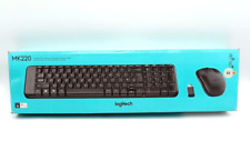 Logitech MK220, Kabelloses Set mit Tastatur und Maus, Spanisches QWERTY-Layout
