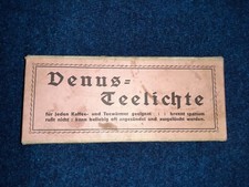 Verpackung Venus Teelichte Puppenstube Kaufmannsladen ohne Inhalt 