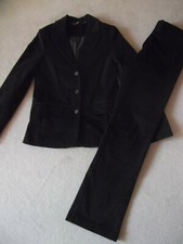 NEU Samt Anzug Nadelstreifen für Damen 36 