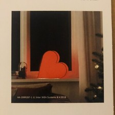IKEA Strala Herz Leuchte 30cm